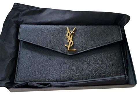 ysl clutch used|ysl uptown clutch.